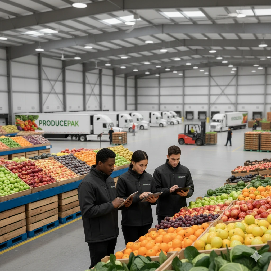Fresh produce packing app 