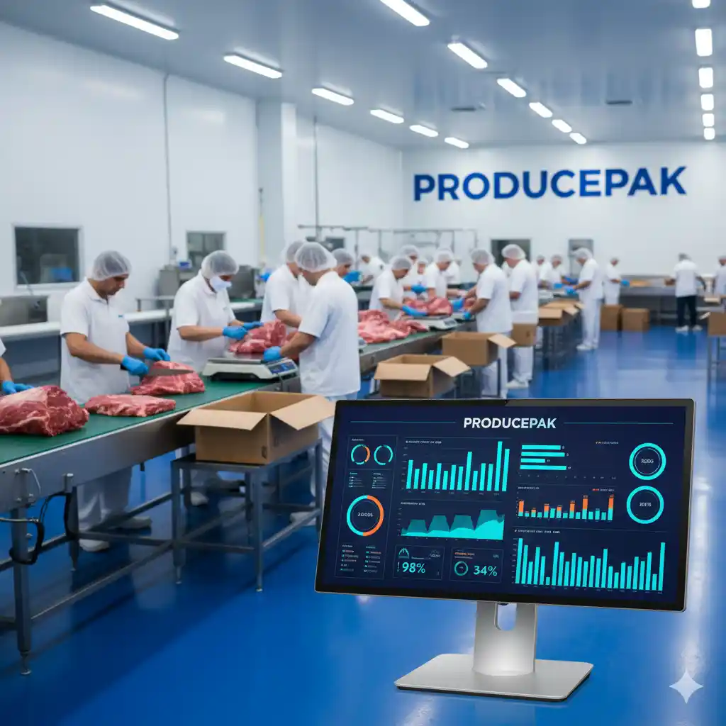 Meat processing packing software