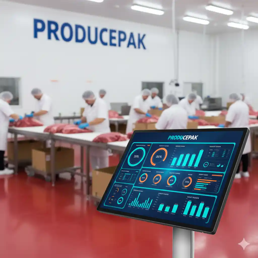 Meat packing software processing